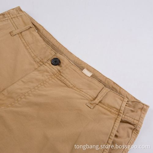 Vintage Trendy Slim Fit Chino Shorts